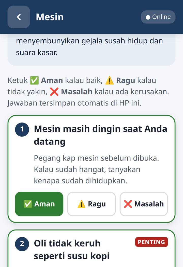 Mesin, dengan bahasa sederhana